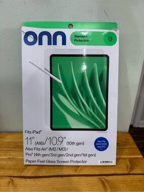 On Running Paper-Feel Glass Screen Protector for 11"/10.9" iPad - White